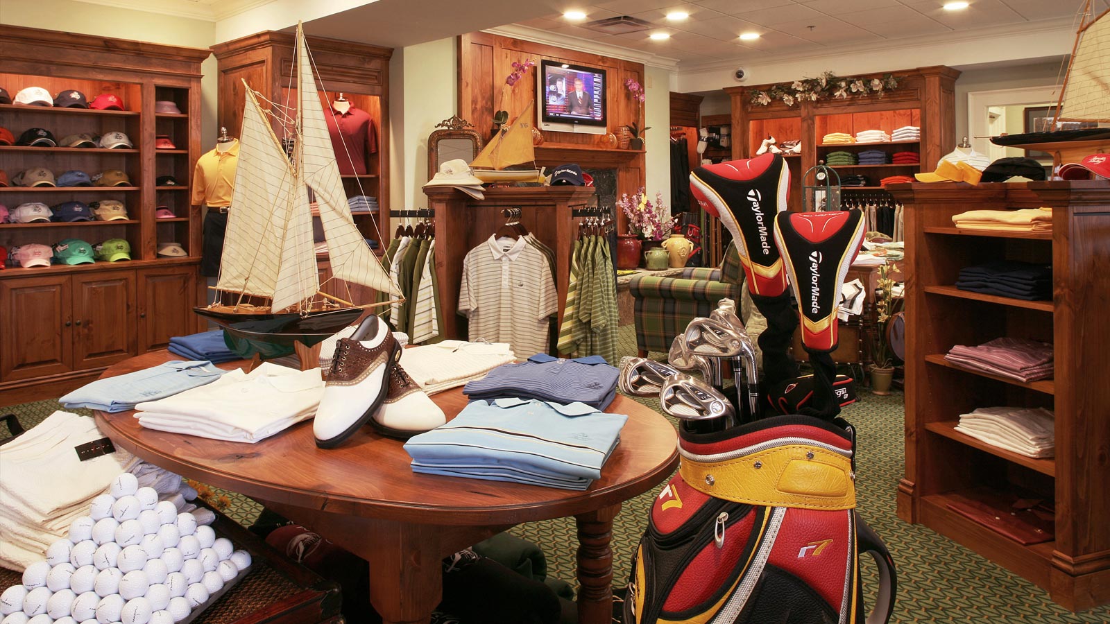Golf Pro Shop Fixtures D.P. Juza Woods & Fixtures