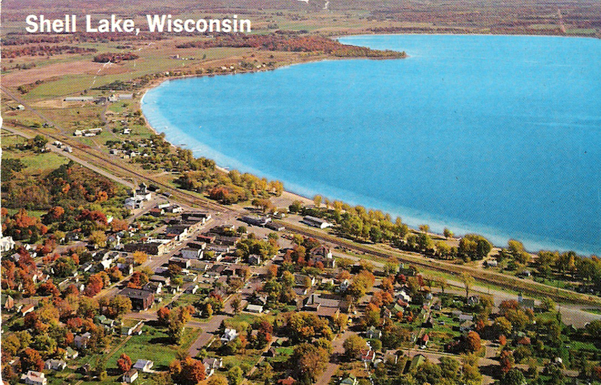 shell lake wisconsin in the 1960s