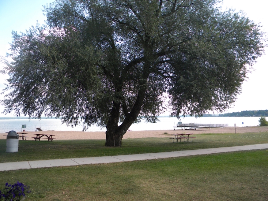 shell lake wisconsin beaches