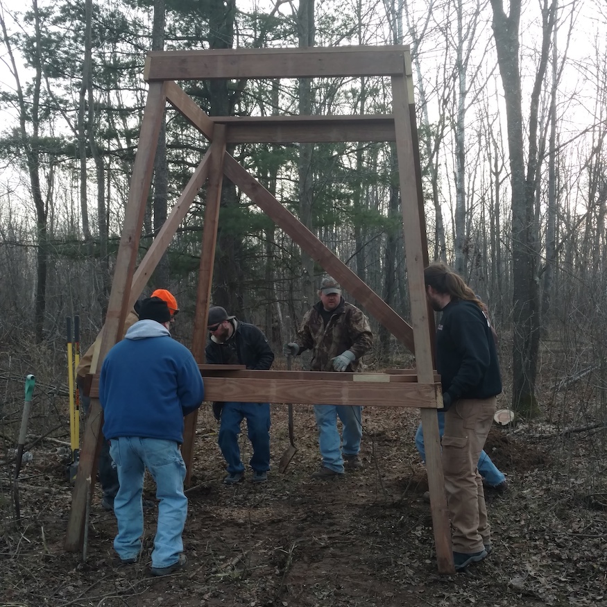 permanent deer hunting stands