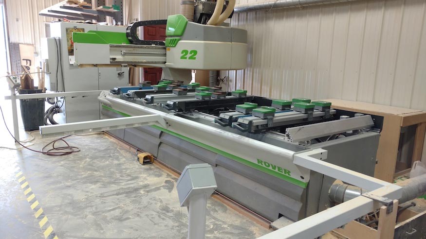 Our shop's Biesse Rover 22 CNC.