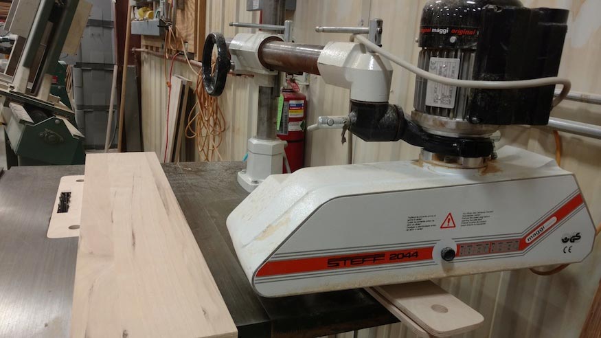 Our shop's Powermatic 72" table saw.