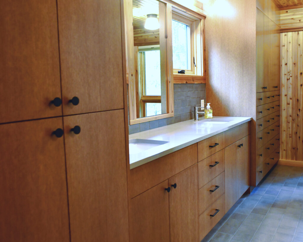 custom cabinetry vanity